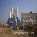 Small belt type HZS25 concrete batching plant